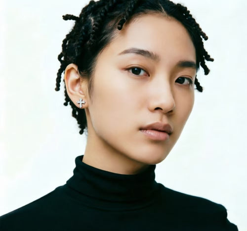 Cross Stud Earrings
