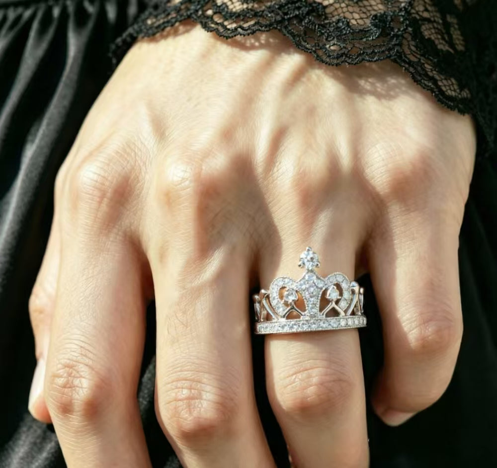 Crown Statement Ring