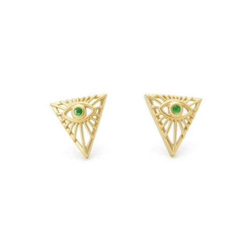 Evil Eye Stud Earrings product shot